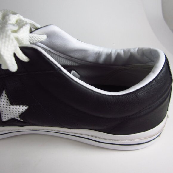 Converse One Star Perforated Leather Sneaker- 158465C Size: Men's 10, Women's 12 - Picture 11 of 15